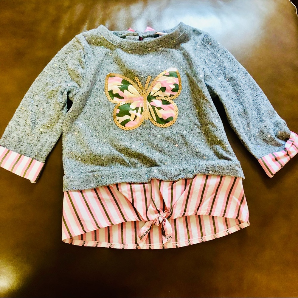 Sparkling Butterfly Top